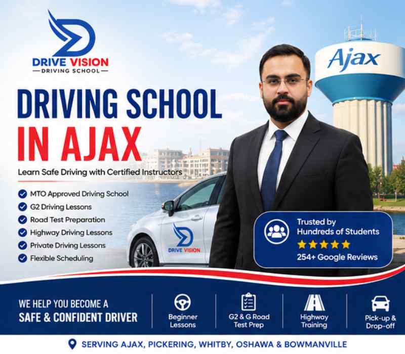 Drive Vision Driving School AJAX ONTARIO